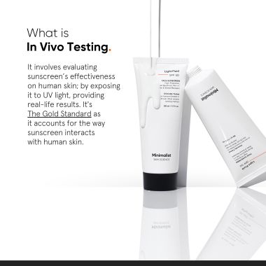 Minimalist: Light Fluid SPF 50 Face Sunscreen50ml