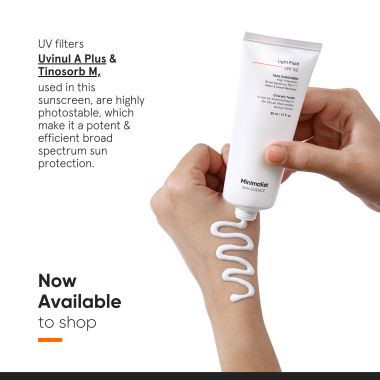 Minimalist: Light Fluid SPF 50 Face Sunscreen50ml