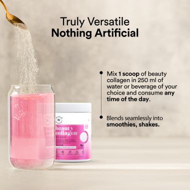 Wellbeing Nutrition: Beauty Korean Marine Collagen Peptides with Type I & III Strawberry Watermelon 250g