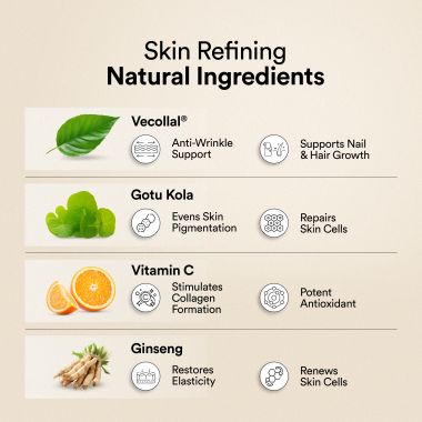 Wellbeing Nutrition: Vegan Pro Collagen | Clinically Proven Plant Based Collagen Peptides Gotu kola, Ginseng, Vitamin C & E | Anti-wrinkle, Skin Elasticity, Hydration, Hair & Nail Growth | Unflavored