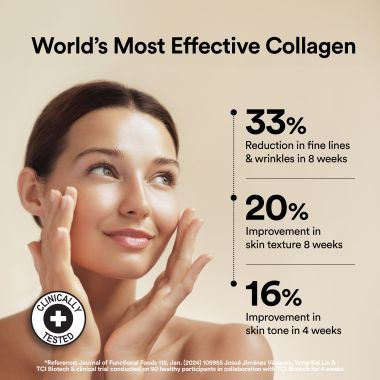 Wellbeing Nutrition: Vegan Pro Collagen | Clinically Proven Plant Based Collagen Peptides Gotu kola, Ginseng, Vitamin C & E | Anti-wrinkle, Skin Elasticity, Hydration, Hair & Nail Growth | Unflavored