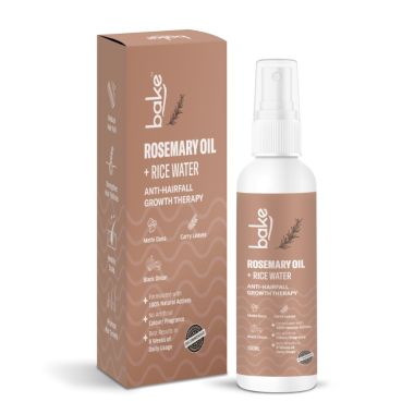 Bake Cosmetics: Rosemary + Rice Water Hair Growth Spray Serum for Hairfall Control
