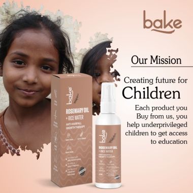 Bake Cosmetics: Rosemary + Rice Water Hair Growth Spray Serum for Hairfall Control