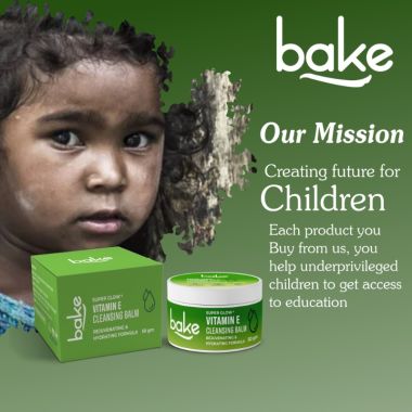 Bake Cosmetics: Vitamin E Cleansing Balm for Open Pores & Waterproof Makeup Removal Makeup Remover