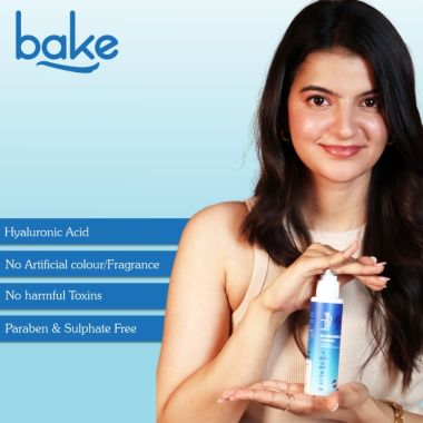 Bake Cosmetics: 12% Hyaluronic Acid Face Wash for Dry Sensitive skin for hydration & reducing dryness