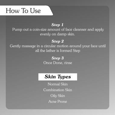 Bake Cosmetics: 5% Activated Charcoal Face Wash with Mint & Ashwagandha For Deep Pore Cleansing Face Cleanser
