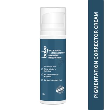 Bake Cosmetics: 10% Azelaic Acid + 5% Tranexamic Acid Pigmentation Corrector Cream for Dark Spots, Pigmentation & Tan Removal