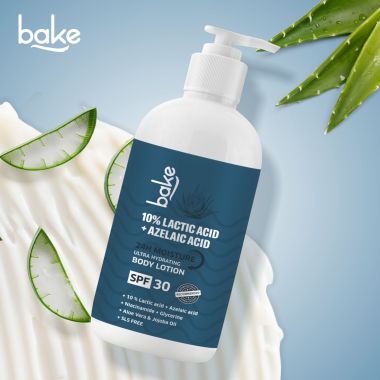 Bake Cosmetics: 10% Lactic Acid Body Lotion For Bumpy Skin, Exfoliates Skin & Reduces Body Acne
