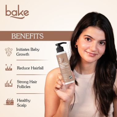 Bake Cosmetics: Rosemary Anti Hair Fall Shampoo for Hair Growth, Hair Fall & Dandruff Control with Black Onion & Methi Dana, Reduces Hair Loss & Prevents Hair Damage