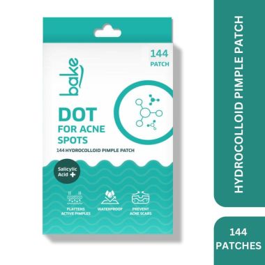 Bake Cosmetics: 2% Salicylic Acid Pimple Patches for Active Acne & Acne Prone Skin With Hydrocolloid Waterproof Patches -Pack of 144