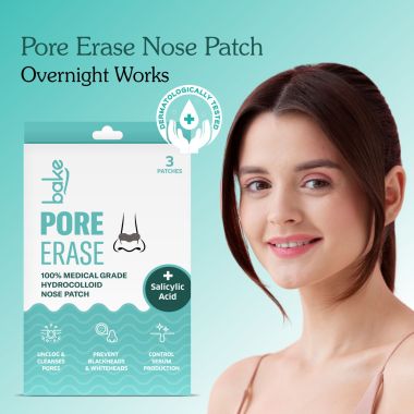 Bake Cosmetics: 2% Salicylic Acid Nose Strips for Pore Cleansing & Blackheads Removal-Pack of 3 Strips