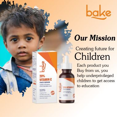 Bake Cosmetics: 20% Vitamin C Face Serum For Glowing & Bright Skin -50ml
