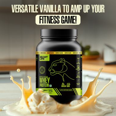 Beastlife: Isorich Blend Whey Protein Isolate + Concentrate With Ultrasorb Tech (924 g, Vanilla)