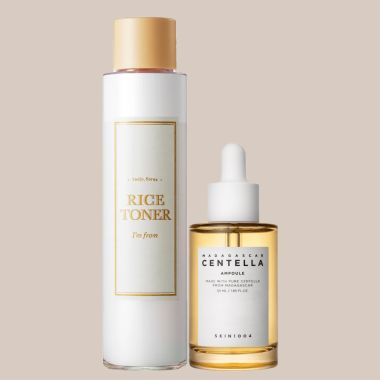 SKIN1004: SKIN1004 Centella Ampoule 55ml & I'm From Rice Toner 150ml