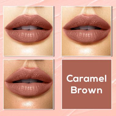 Jaquline USA: Color Me Matte Liquid Lipstick 5ml Caramel Brown