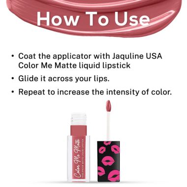 Jaquline USA: Color Me Matte Liquid Lipstick 5ml Cinnamon Brown