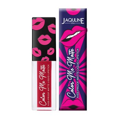 Jaquline USA: Color Me Matte Liquid Lipstick 5ml Sangria Red