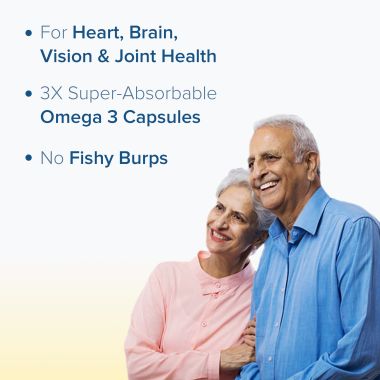 GNC: Triple Strength Fish Oil Omega 3 Capsules for Men & Women | 900mg EPA & DHA | 30 Softgels