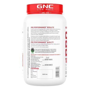 GNC: Pro Performance 100% Whey Protein Powder | Chocolate Fudge | 2 lbs