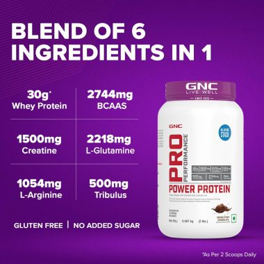GNC: Pro Performance Power Protein Double Rich Chocolate | 2 lbs