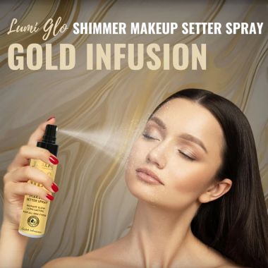 Jaquline USA: Lumi Glo Shimmer Makeup Setter Spray Gold Infusion 100ml
