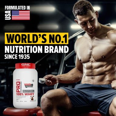 GNC: Pro Performance 100% Whey Protein Powder | Cafe Mocha | 2 lbs