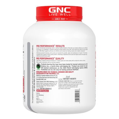 GNC: Pro Performance 100% Whey Protein Powder | Creamy Strawberry | 4 lbs