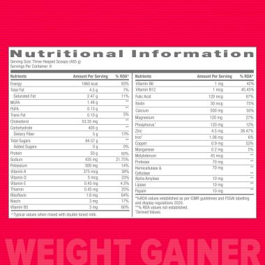 GNC: Pro Performance Weight Gainer Double Chocolate | 5 lbs
