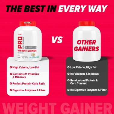 GNC: Pro Performance Weight Gainer Vanilla Ice Cream | 3 Kg