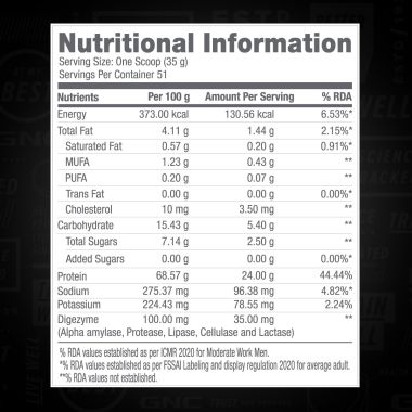 GNC: Pro Performance 100% Whey Protein Powder | Chocolate Fudge | 4 lbs