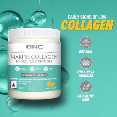 GNC: GNC Marine Collagen 100g + Blue sipper
