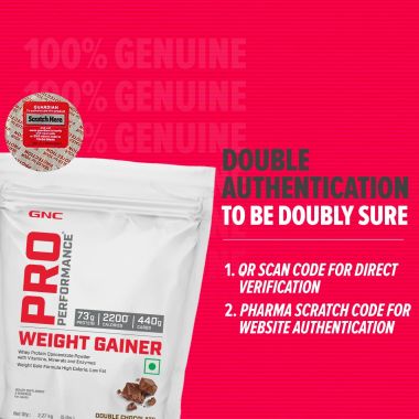 GNC: Pro Performance Weight Gainer Double Chocolate | 5 lbs