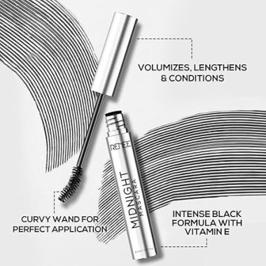 Renee Cosmetics: Midnight Mascara with Unique 360-Degree Wand 8ml