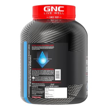 GNC: AMP Pure Isolate Zero Carb | 25g Protein | 6g BCAA | Blueberry | 4 lbs
