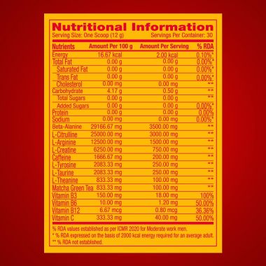 GNC: Pro Performance Pre-Workout  Blood Orange | 360 gm