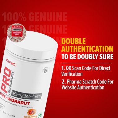 GNC: Pro Performance Pre-Workout  Blood Orange | 360 gm