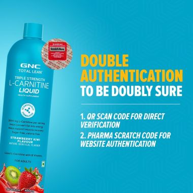 GNC: Liquid L-Carnitine 3000mg Strawberry Kiwi | 450 ml