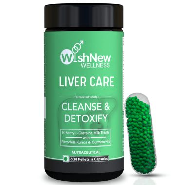 Wishnew Wellness: LIVER CARE | Detoxifying Liver Support with NAC, Milk...