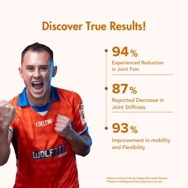 Wishnew Wellness: JOINT FLEX+ | Comprehensive Joint Support with Glucosamine, Chondroitin, and MSM | Improves Mobility & Flexibility - 90 Tablets