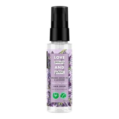 Love Beauty And Planet: Argan Oil & Lavender Hair serum For Frizzy Hair | 50 Ml