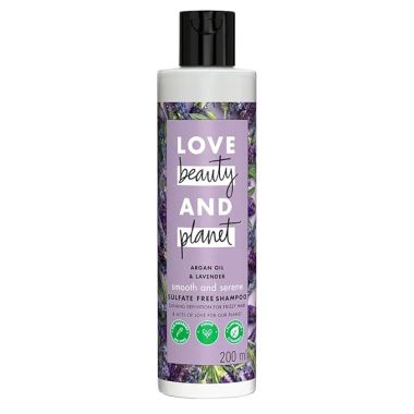 Love Beauty And Planet: Argan Oil and Lavender Sulfate Free Smooth and Serene Shampoo|| No Parabens|| No Dyes|| 200ml