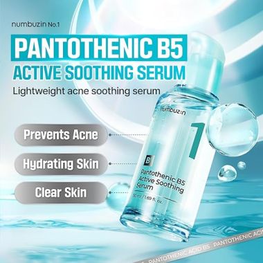 Numbuzin: No.1 Pantothenic B5 Active Soothing Serum (50ml)