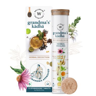 Wellbeing Nutrition: Grandma's Kadha - Ayurvedic Tea- 15 Tabs