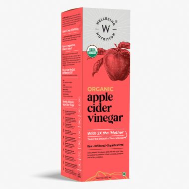 Wellbeing Nutrition: Organic Himalayan Apple Cider Vinegar with 2X Strands of Probiotic Mother and Enzymes - 500ml