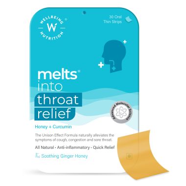 Wellbeing Nutrition: Instant Throat Relief Melts - 30 Oral Strips