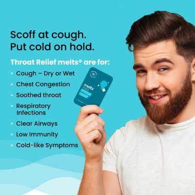 Wellbeing Nutrition: Instant Throat Relief Melts - 30 Oral Strips