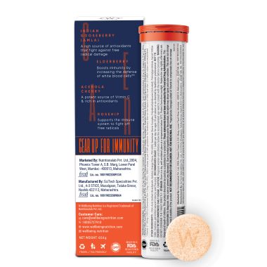 Wellbeing Nutrition: Organic Vitamin C + Zinc  - 16 Tabs