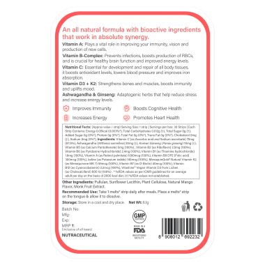 Wellbeing Nutrition: Multivitamin Melts - 30 Oral Strips