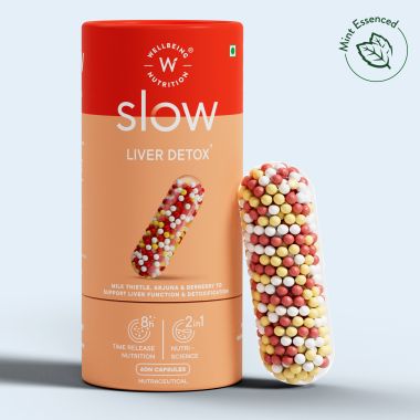 Wellbeing Nutrition: Slow Liver Health | High Strength Milk Thistle - 60 Capsules