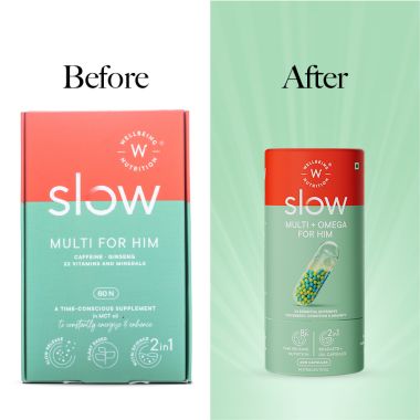 Wellbeing Nutrition: Slow | Multivitamin for Him - 60 Capsules